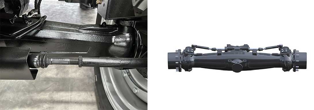 260HP Tractor front axle